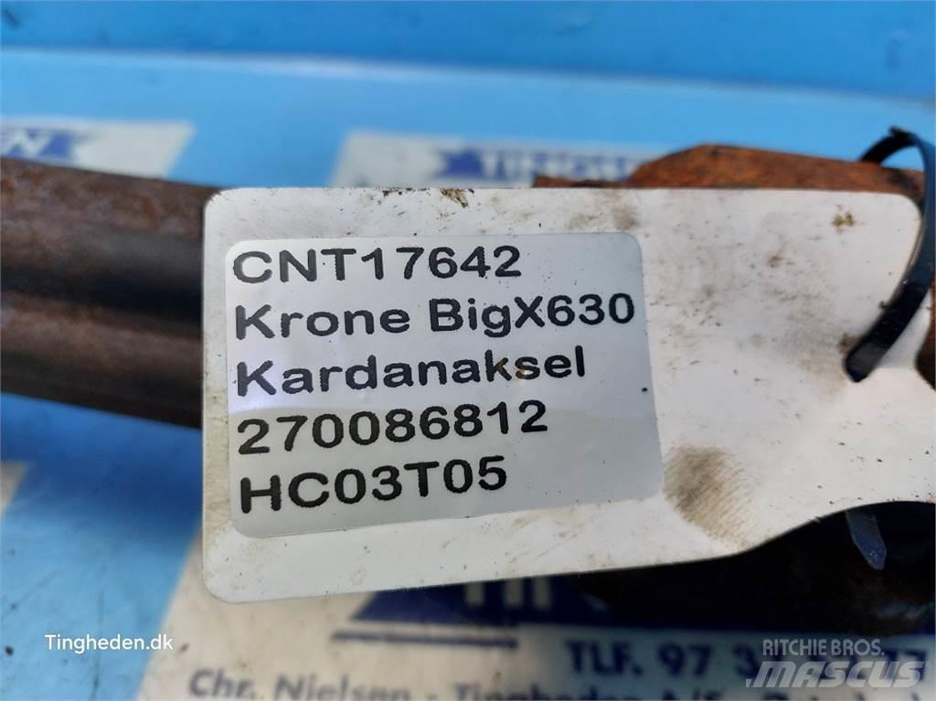 Krone Big X 630 Acessórios máquinas feno e forragem
