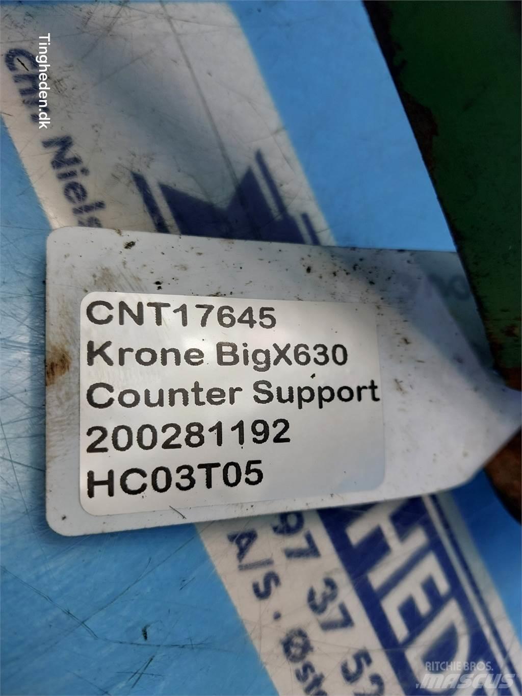 Krone Big X 630 Acessórios máquinas feno e forragem
