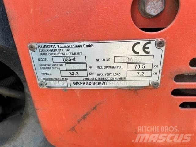 Kubota U55-4 Escavadoras de rastos