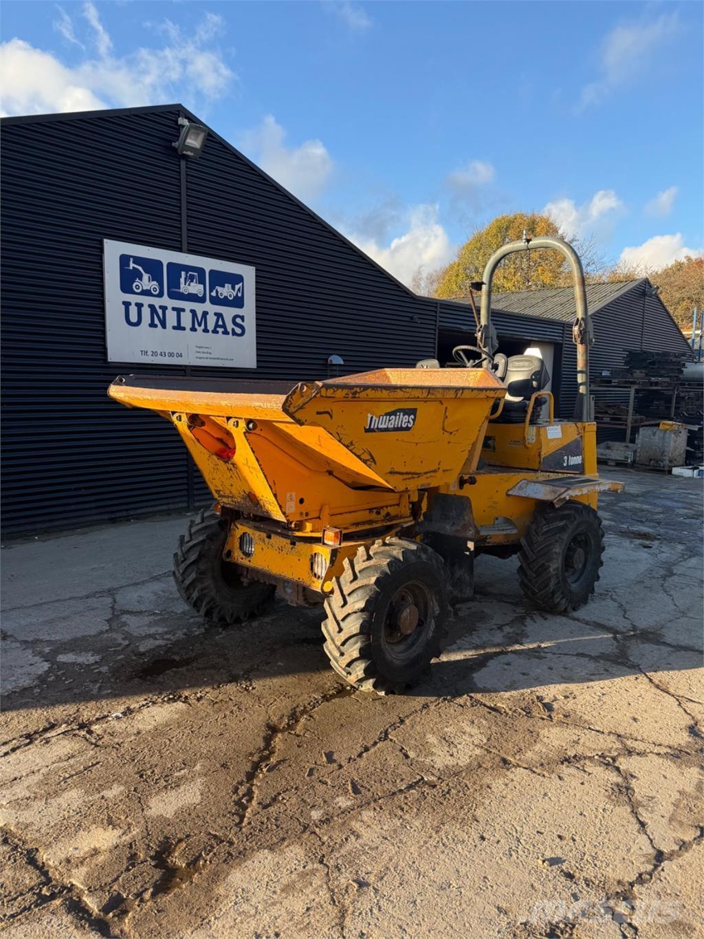 Thwaites 3 tons Dumpers de obras