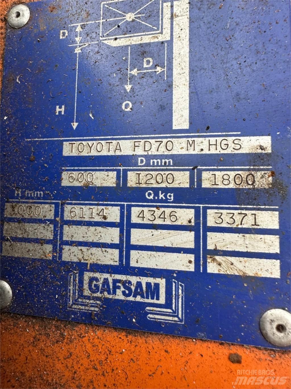 Toyota FD70 Empilhadores Diesel