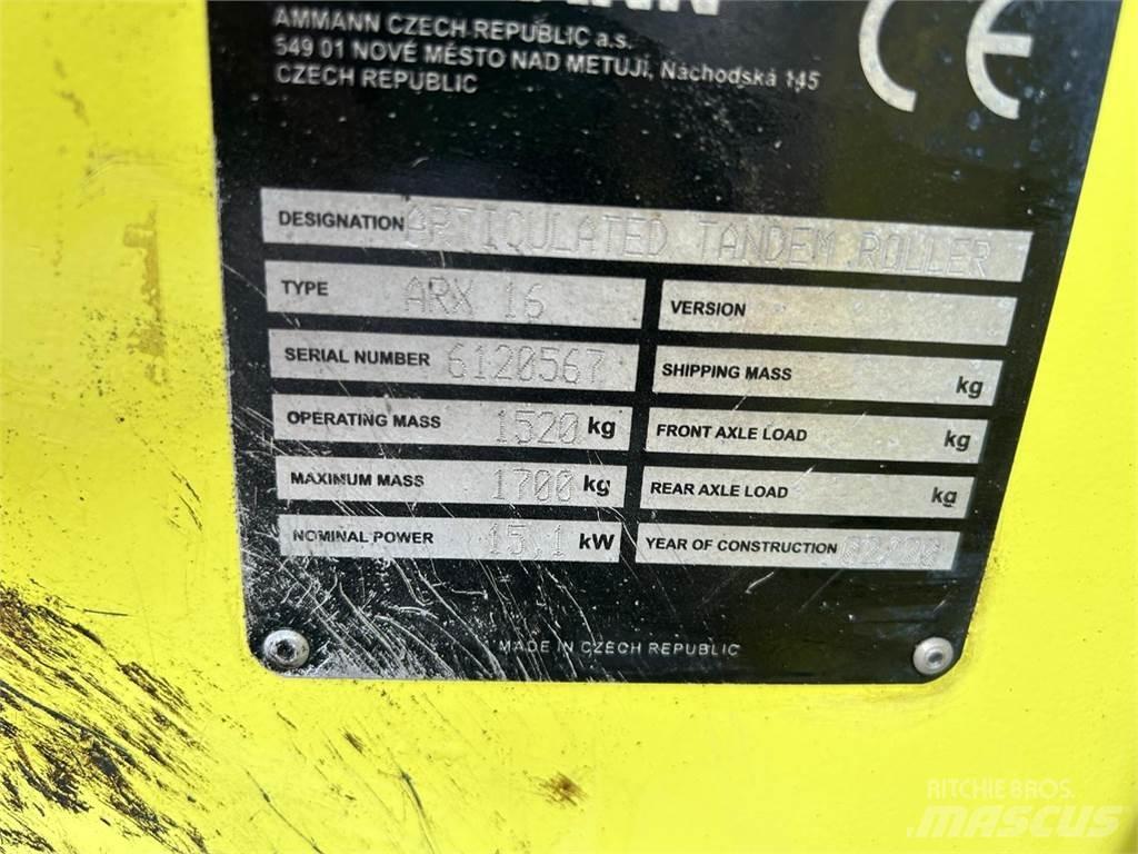 Ammann ARX16 AMMANN ARX16 Cilindros Compactadores tandem