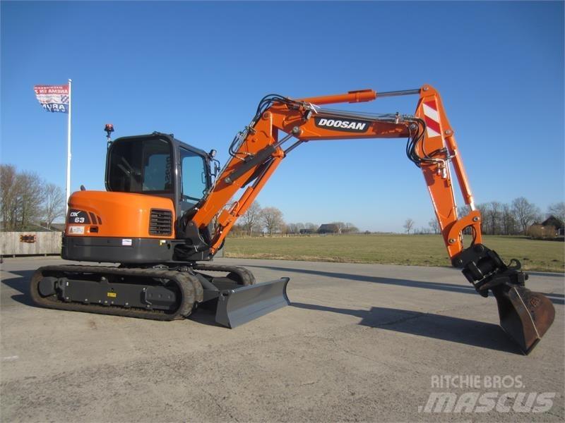Doosan DX63-3 Mini Escavadoras <7t