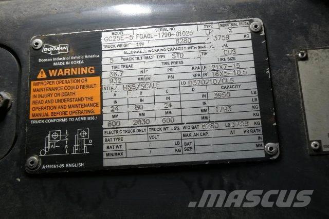 Doosan GC25E-5 Empilhadores - Outros