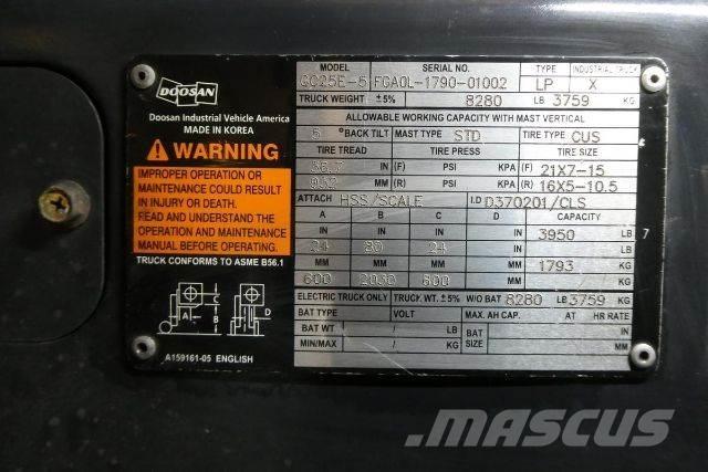 Doosan GC25E-5 Empilhadores - Outros