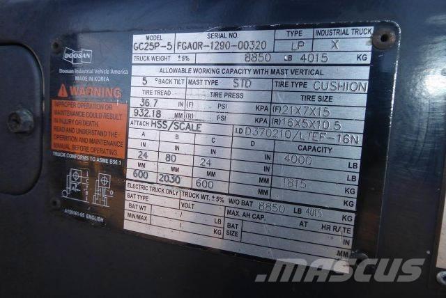 Doosan GC25P-5 Empilhadores - Outros