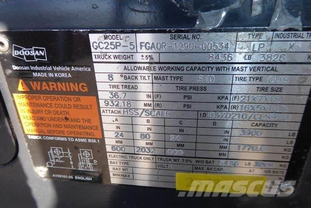 Doosan GC25P-5 Empilhadores - Outros