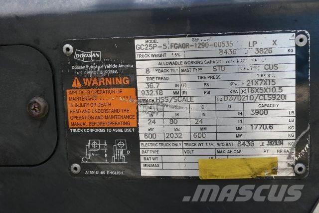 Doosan GC25P-5 Empilhadores - Outros
