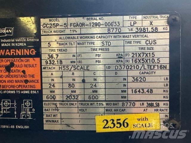 Doosan GC25P-5 Empilhadores - Outros