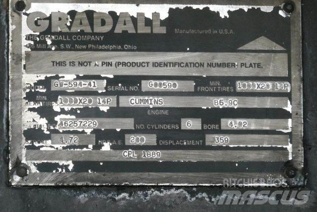 Gradall XL4100 Escavadoras de rastos