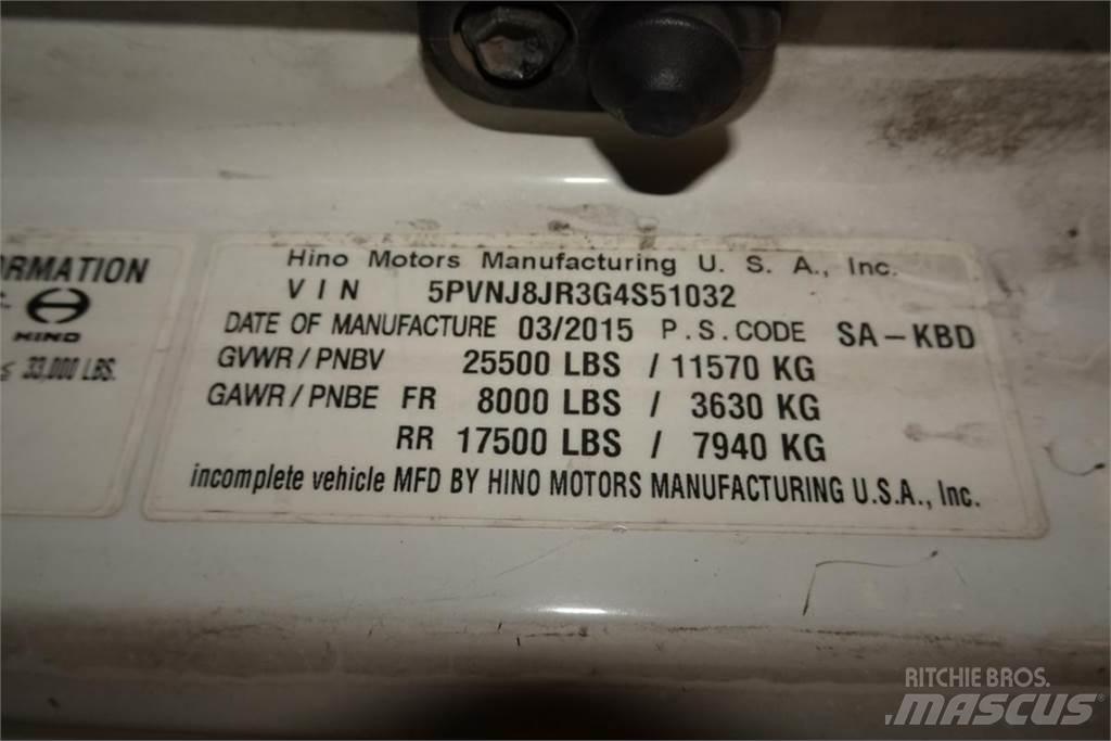 Hino 258 Camiões de caixa fechada