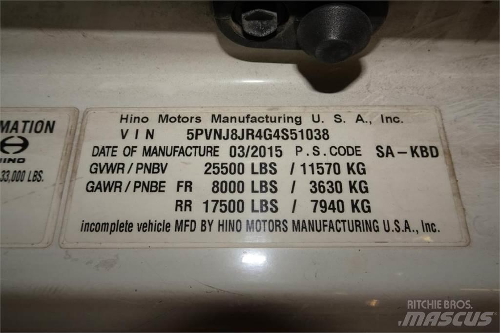 Hino 258 Camiões de caixa fechada