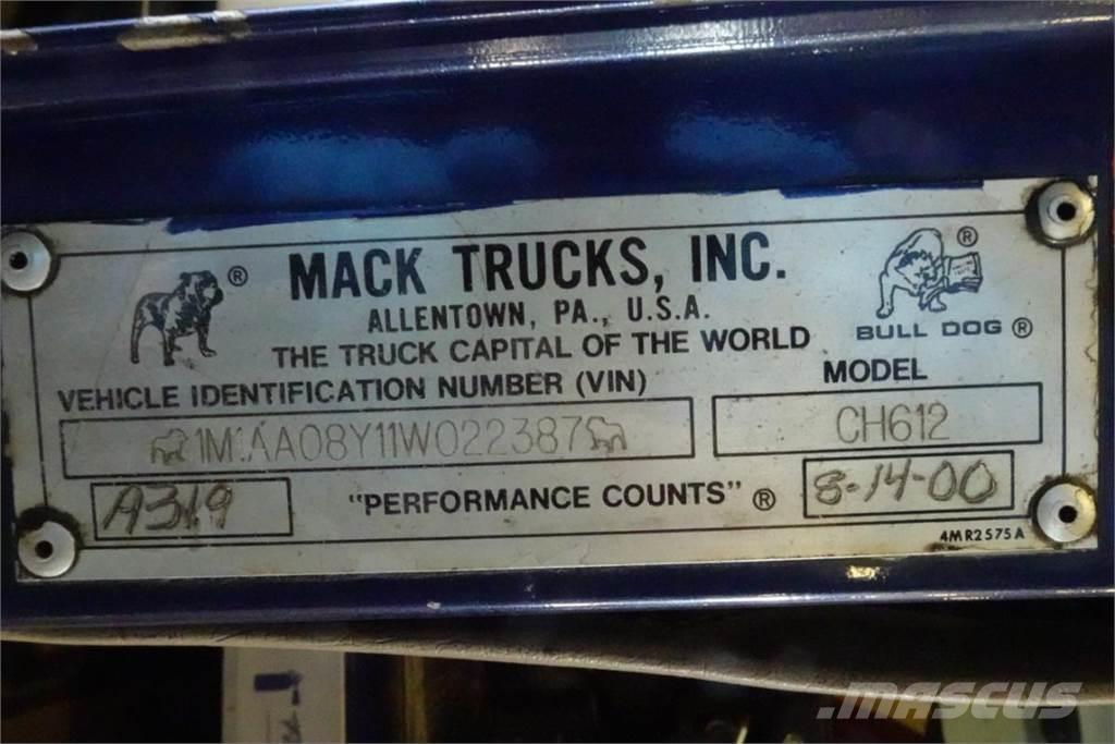 Mack CH612 Camiões de chassis e cabine