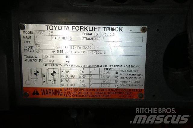 Toyota 7FGCU25 Empilhadores - Outros