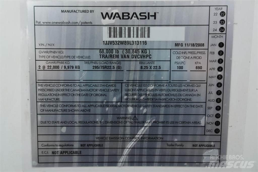 Wabash DVCVHPC Reboques de caixa fechada