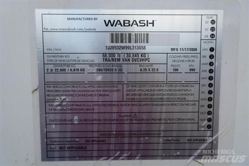 Wabash DVCVHPC Reboques de caixa fechada