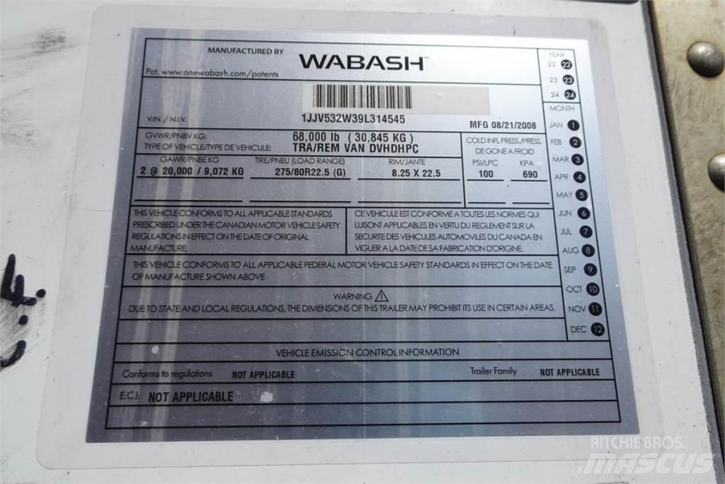 Wabash DVHDHPC Reboques de caixa fechada