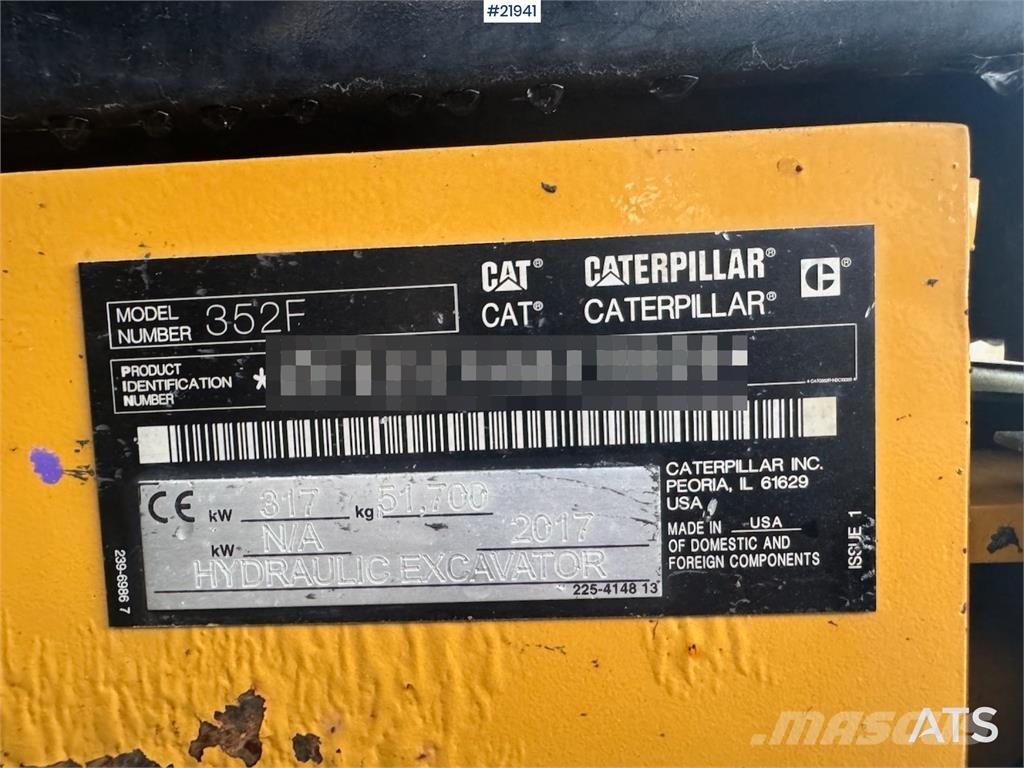 CAT 352F Escavadoras de rastos