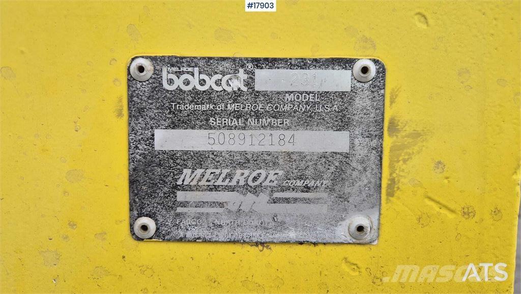 Bobcat 231 Mini Escavadoras <7t