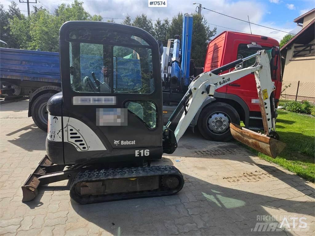 Bobcat E16 Mini Escavadoras <7t