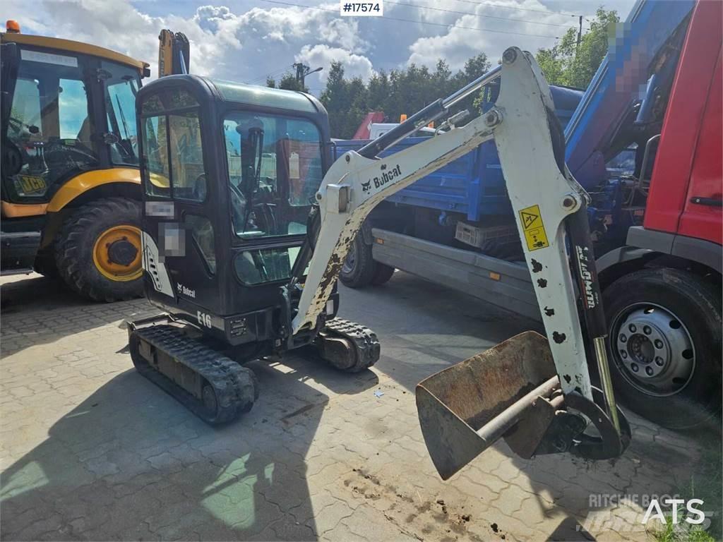 Bobcat E16 Mini Escavadoras <7t