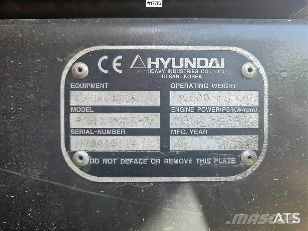 Hyundai 250 LC- 7A Escavadoras de rastos