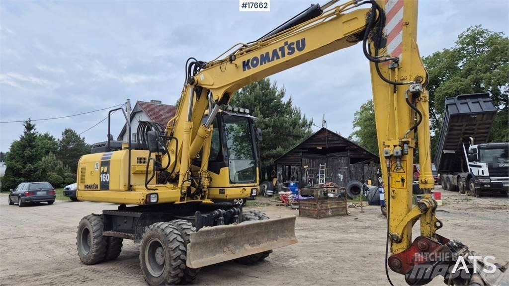 Komatsu PW 160 Escavadoras de rodas