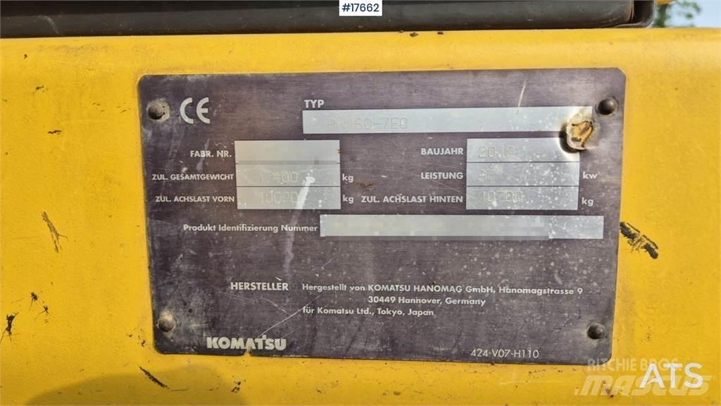 Komatsu PW 160 Escavadoras de rodas