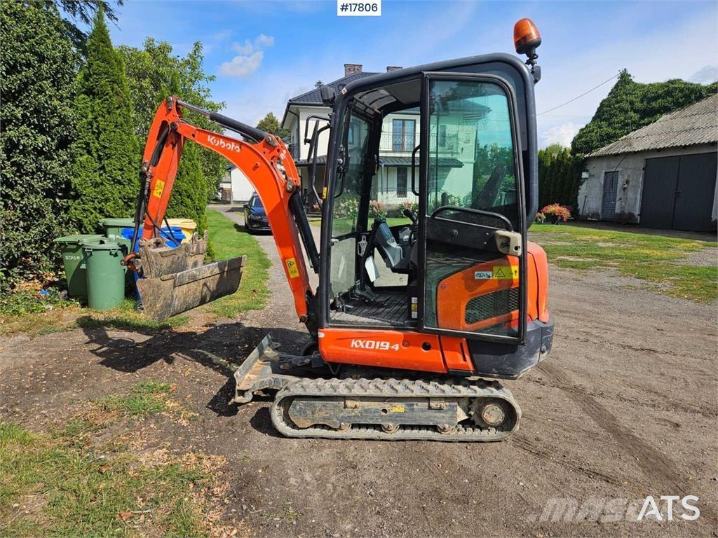Kubota KX019-4 Mini Escavadoras <7t