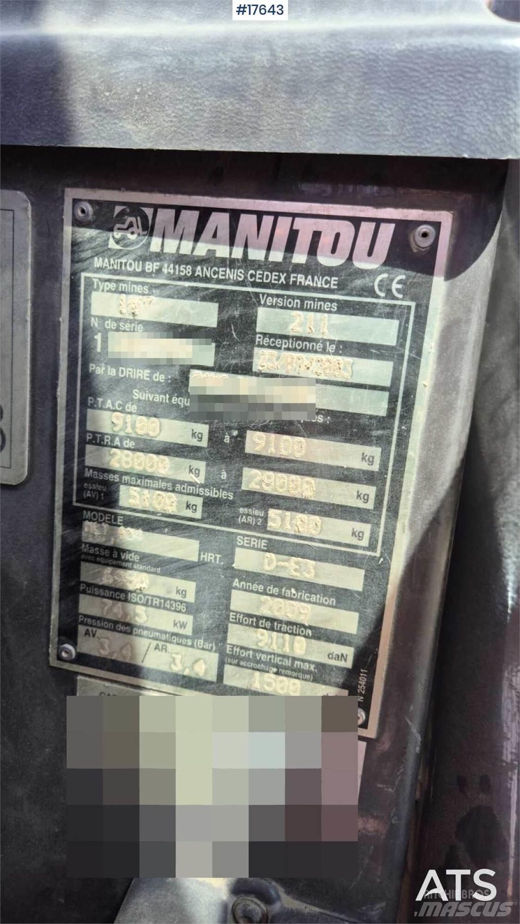 Manitou MLT 634 Manipuladores telescópicos