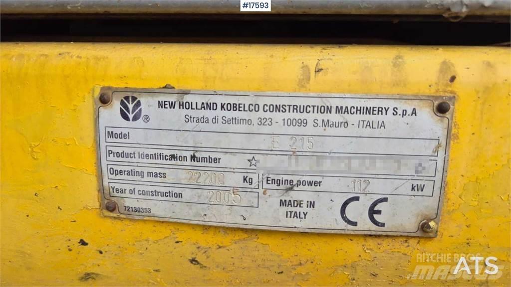 New Holland E215 Escavadoras de rastos