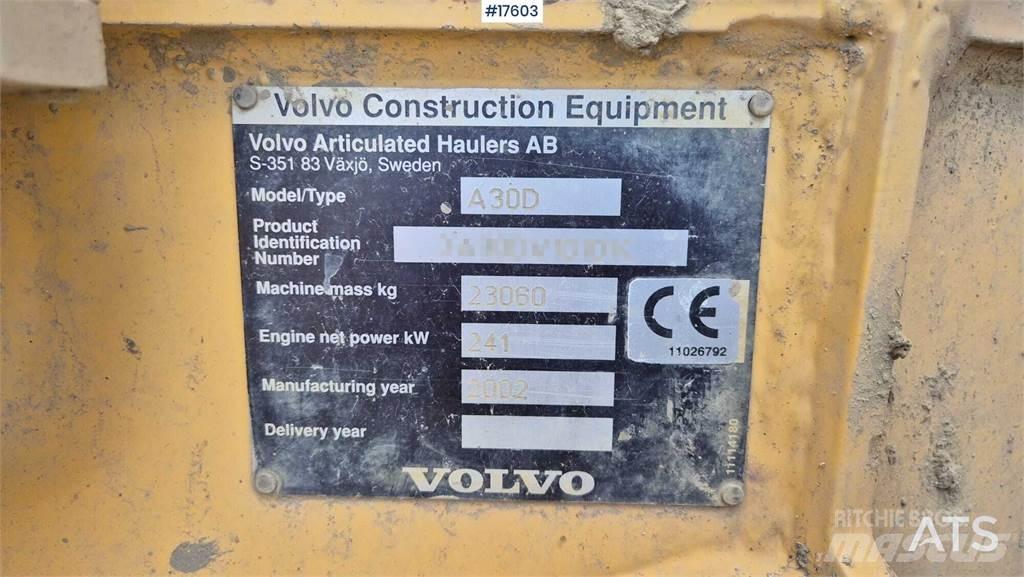 Volvo A30D Camiões articulados