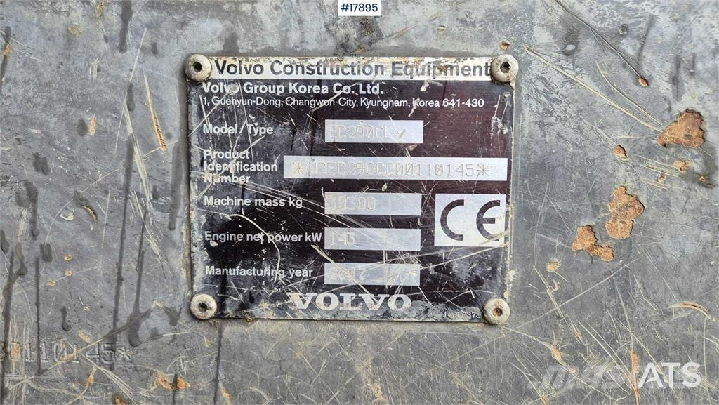 Volvo EC 290 CL Escavadoras de rastos