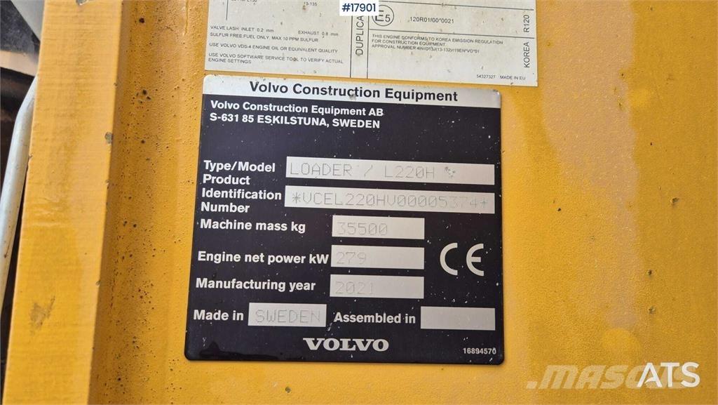 Volvo L220H Pás carregadoras de rodas