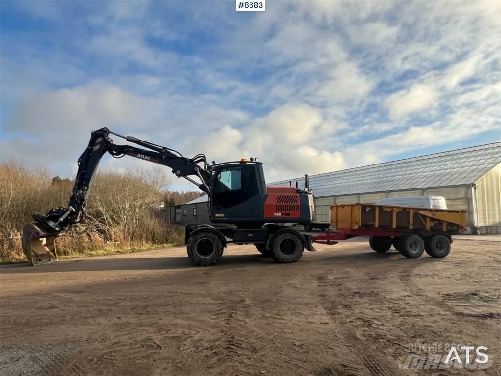 Atlas 160W Escavadoras de rodas