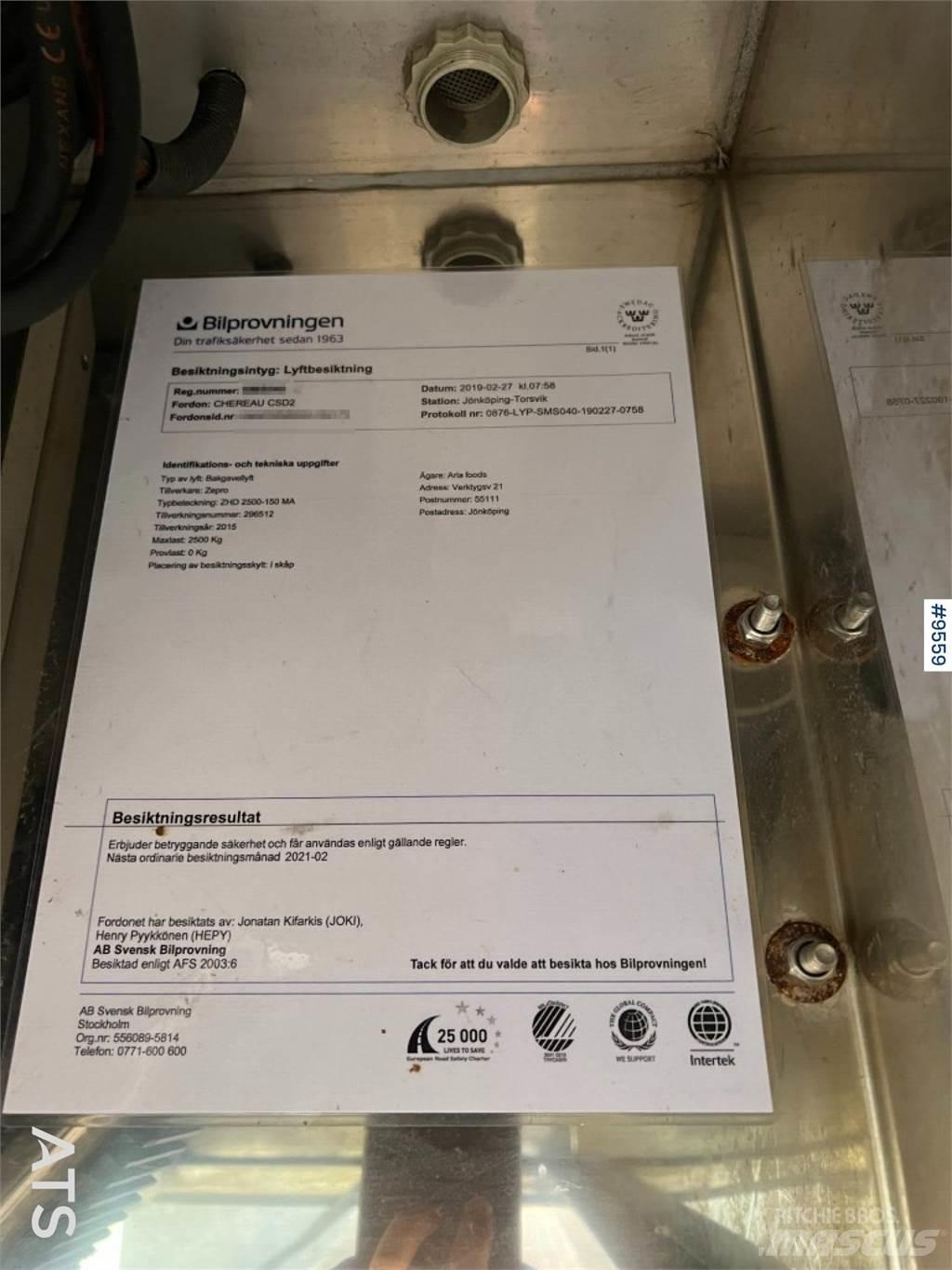 Chereau CSD2 Semi Reboques Porta Contentores