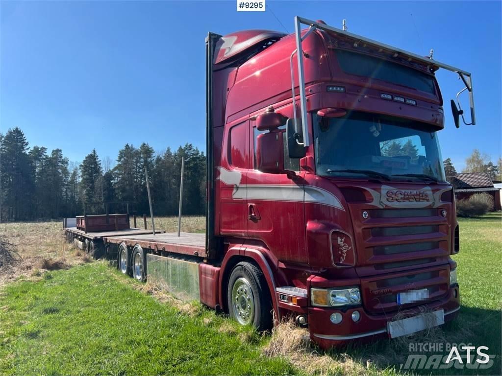 Scania R480 Camiões estrado/caixa aberta