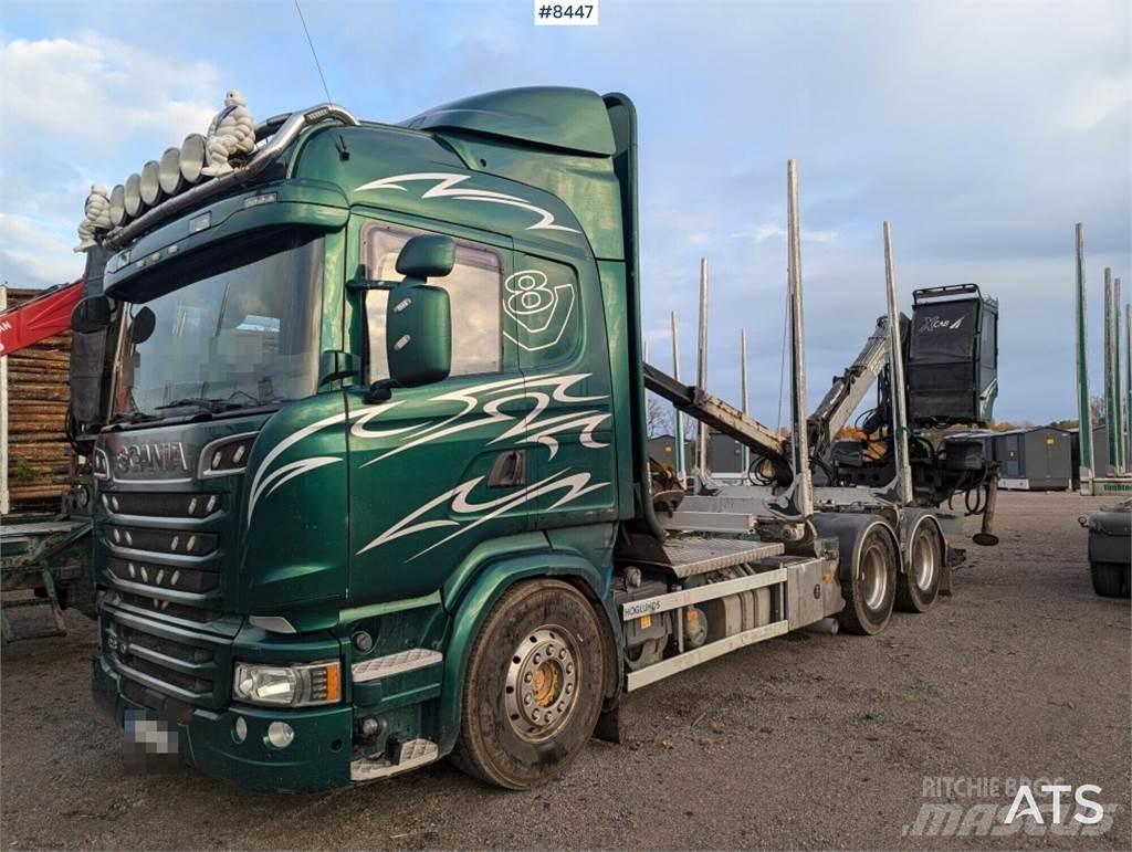 Scania R580LB 6X4 HNB Camiões de transporte de troncos