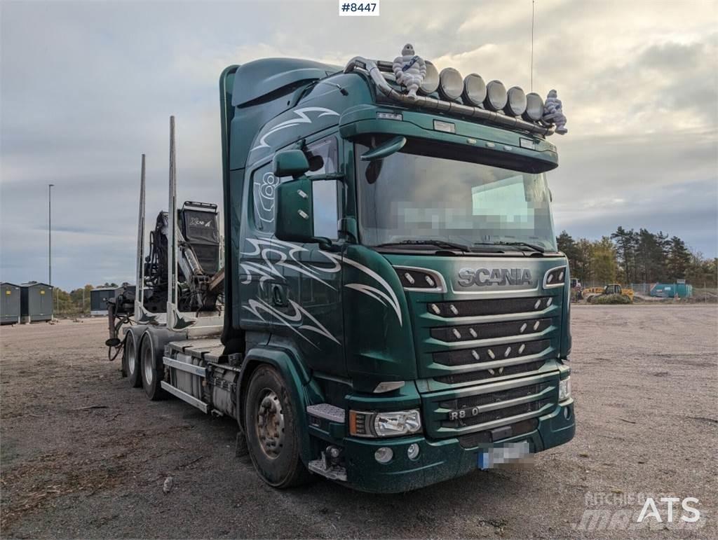 Scania R580LB 6X4 HNB Camiões de transporte de troncos