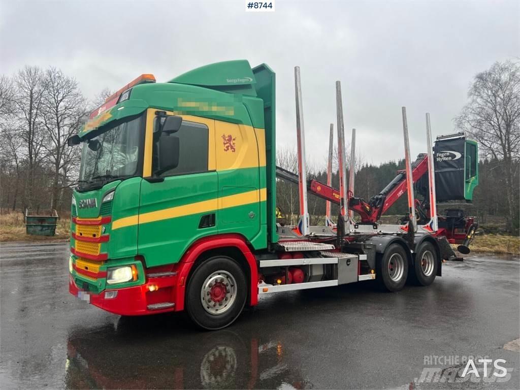Scania R650 6X4 Camiões de transporte de troncos