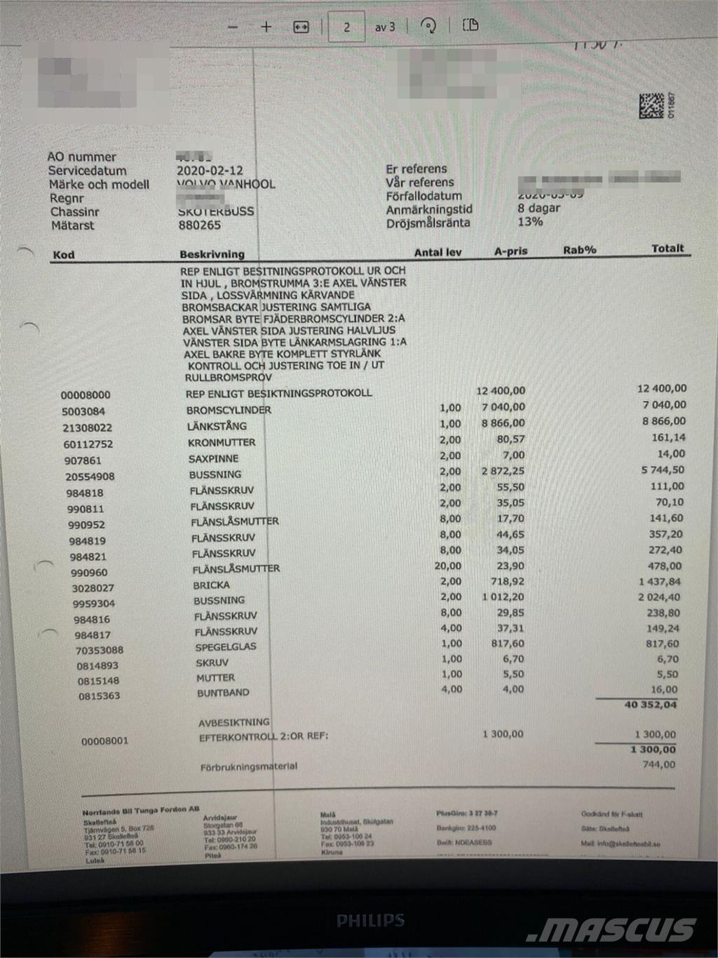 Volvo B10M-70B Outros Autocarros
