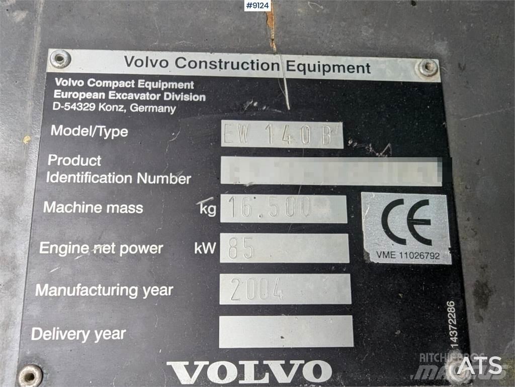 Volvo EW140B Escavadoras de rodas