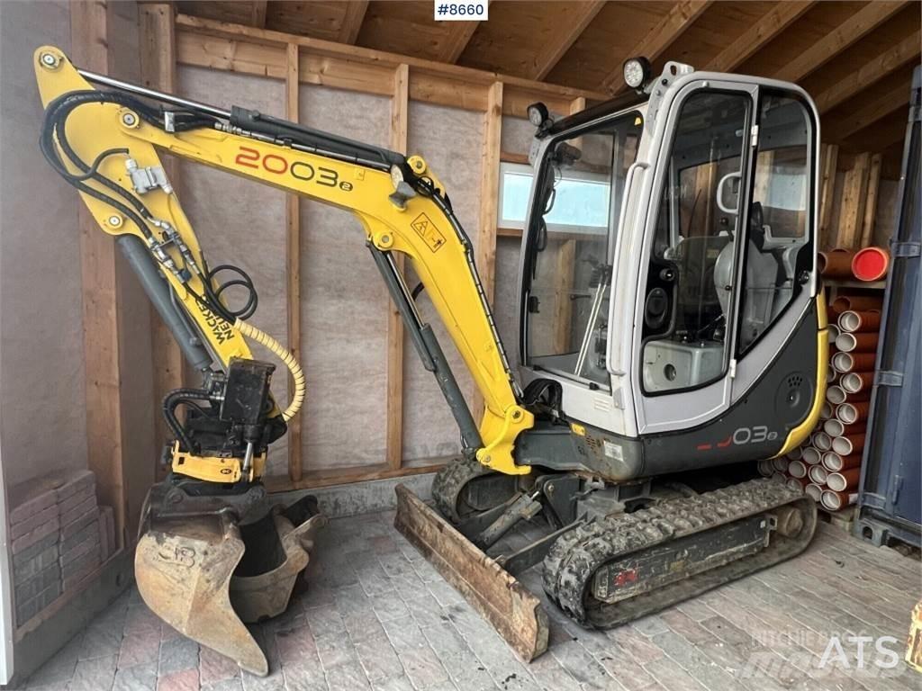 Wacker Neuson 2003RD Mini Escavadoras <7t