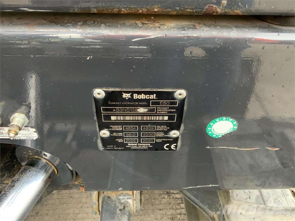 Bobcat E50 Escavadoras de rastos