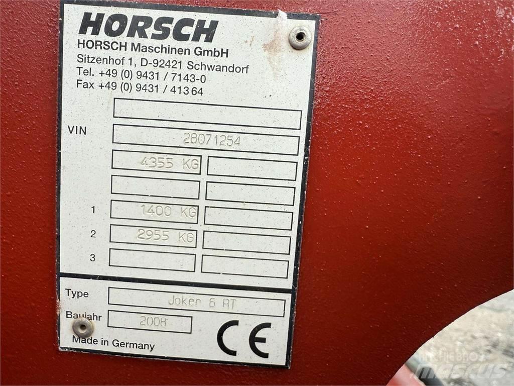 Horsch Joker 6RT Grades