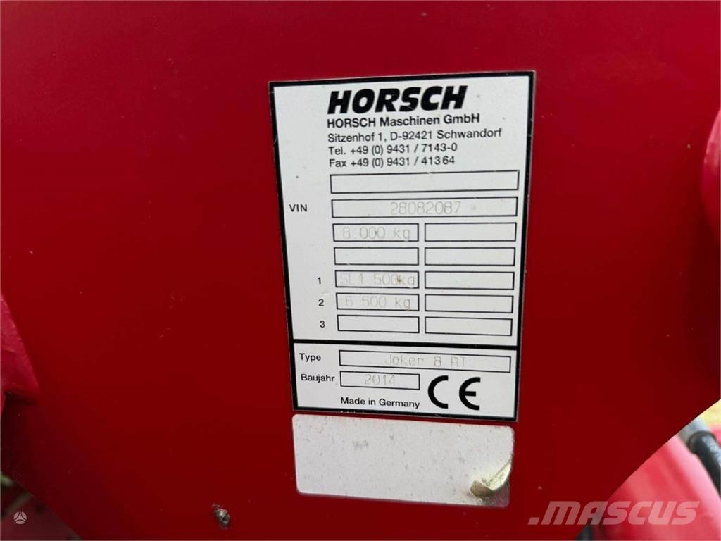 Horsch JOKER 8RT Grades