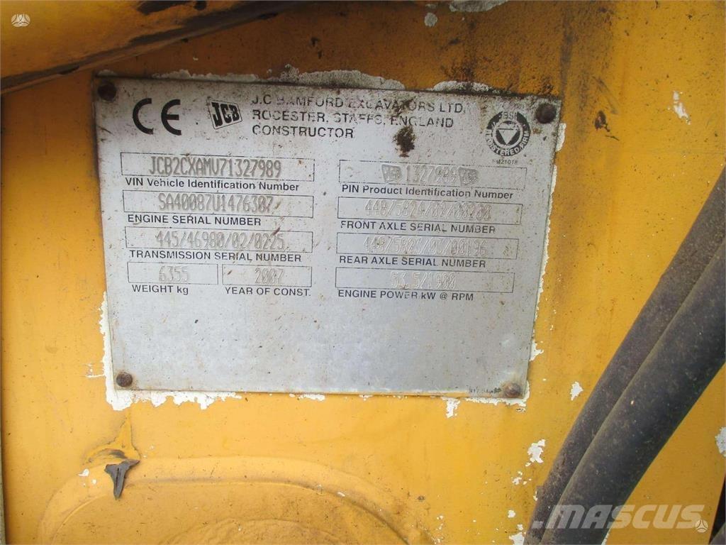 JCB 2CX Pás carregadoras de rodas