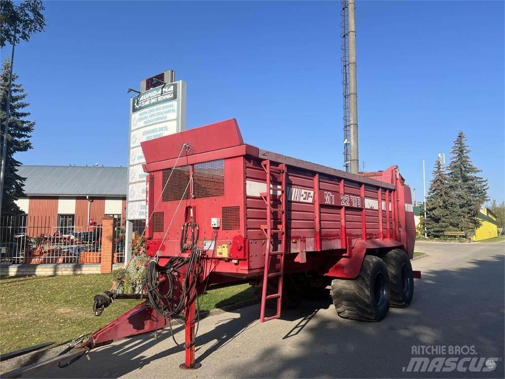 JF MT 22000 Cortadores, moinhos e desenroladores de fardos