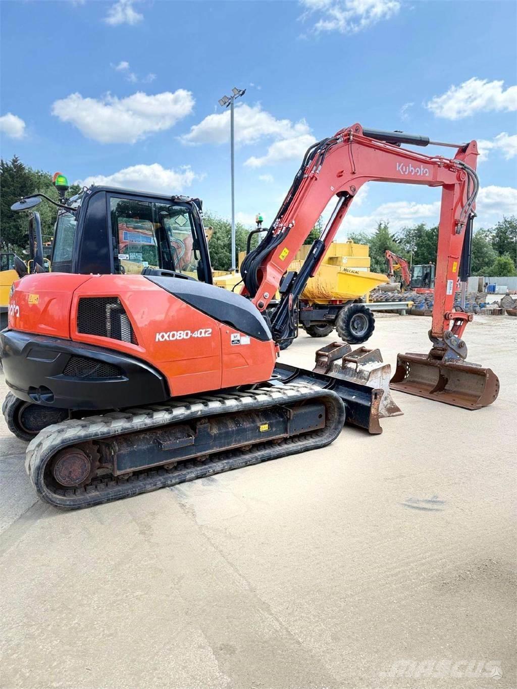 Kubota KX080-4 Escavadoras de rastos