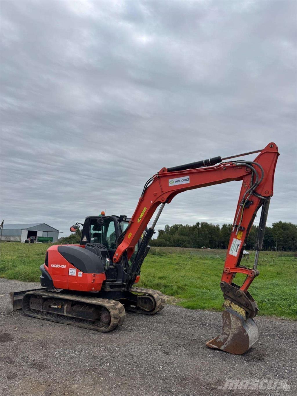 Kubota KX080-4a Escavadoras de rastos